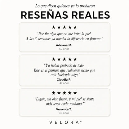 VELORA™ Sérum de Péptido de Cobre + GHK + Ácido Hialurónico