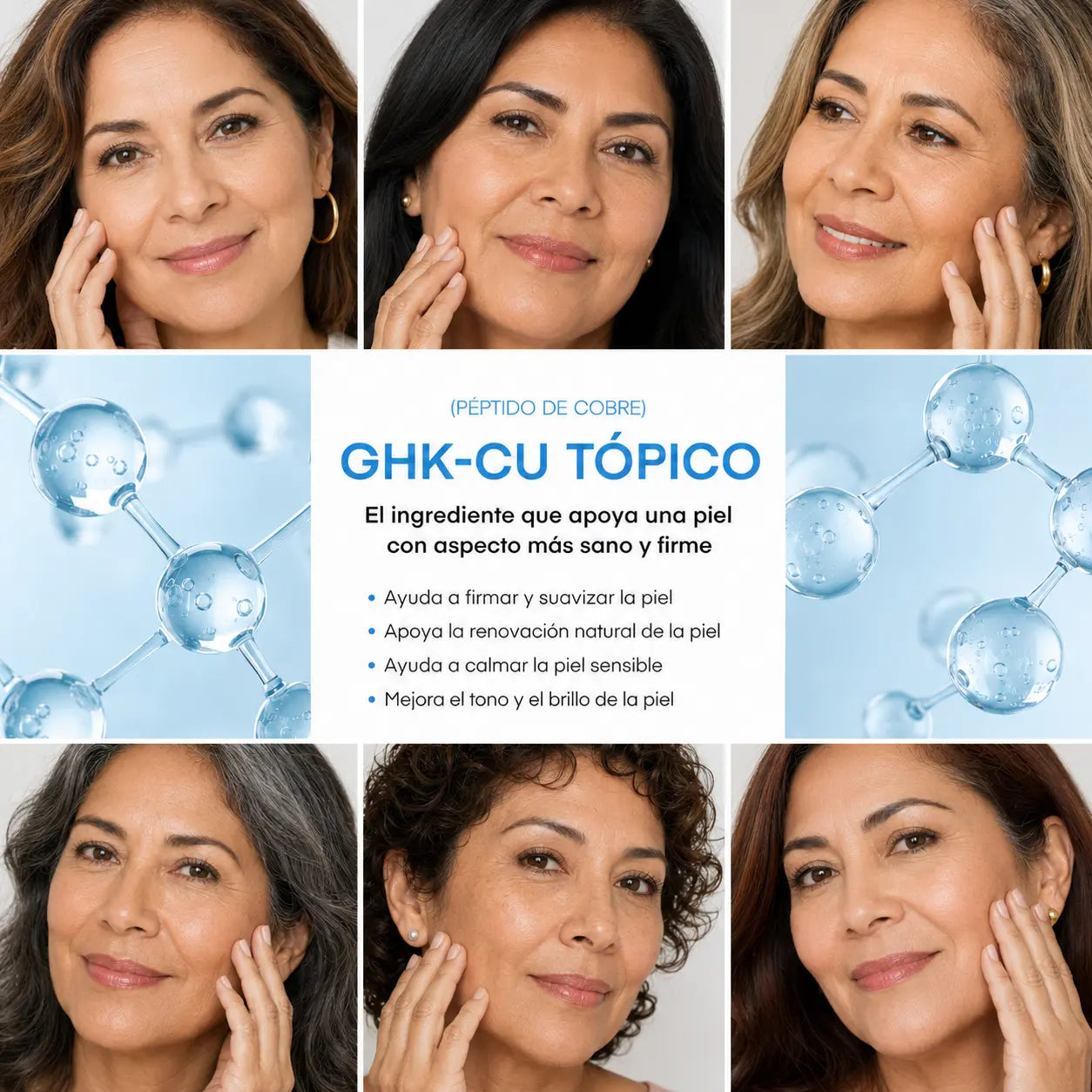 VELORA™ Bálsamo GHK-Cu de Péptido de Cobre