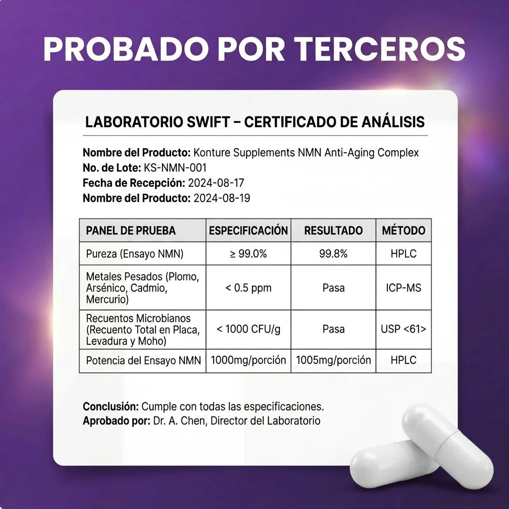 Complejo NMN 10-en-1 Anti-Edad VELORA Labs™