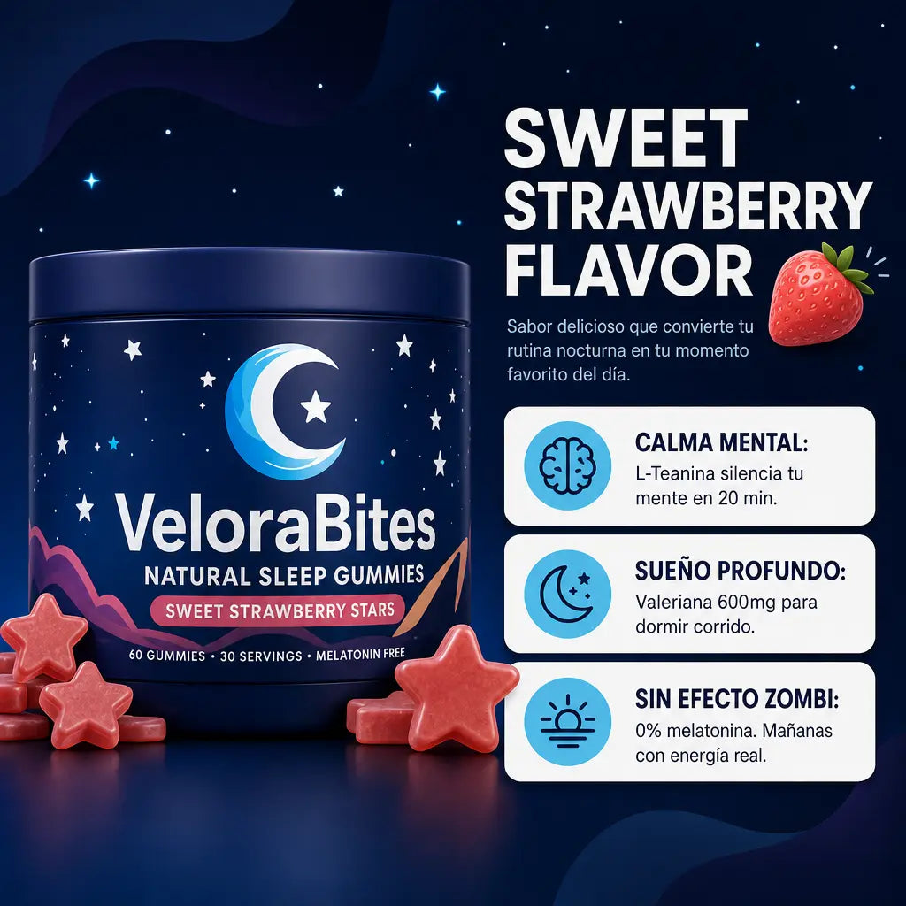 VeloraBites™ Gomitas Naturales Para Dormir