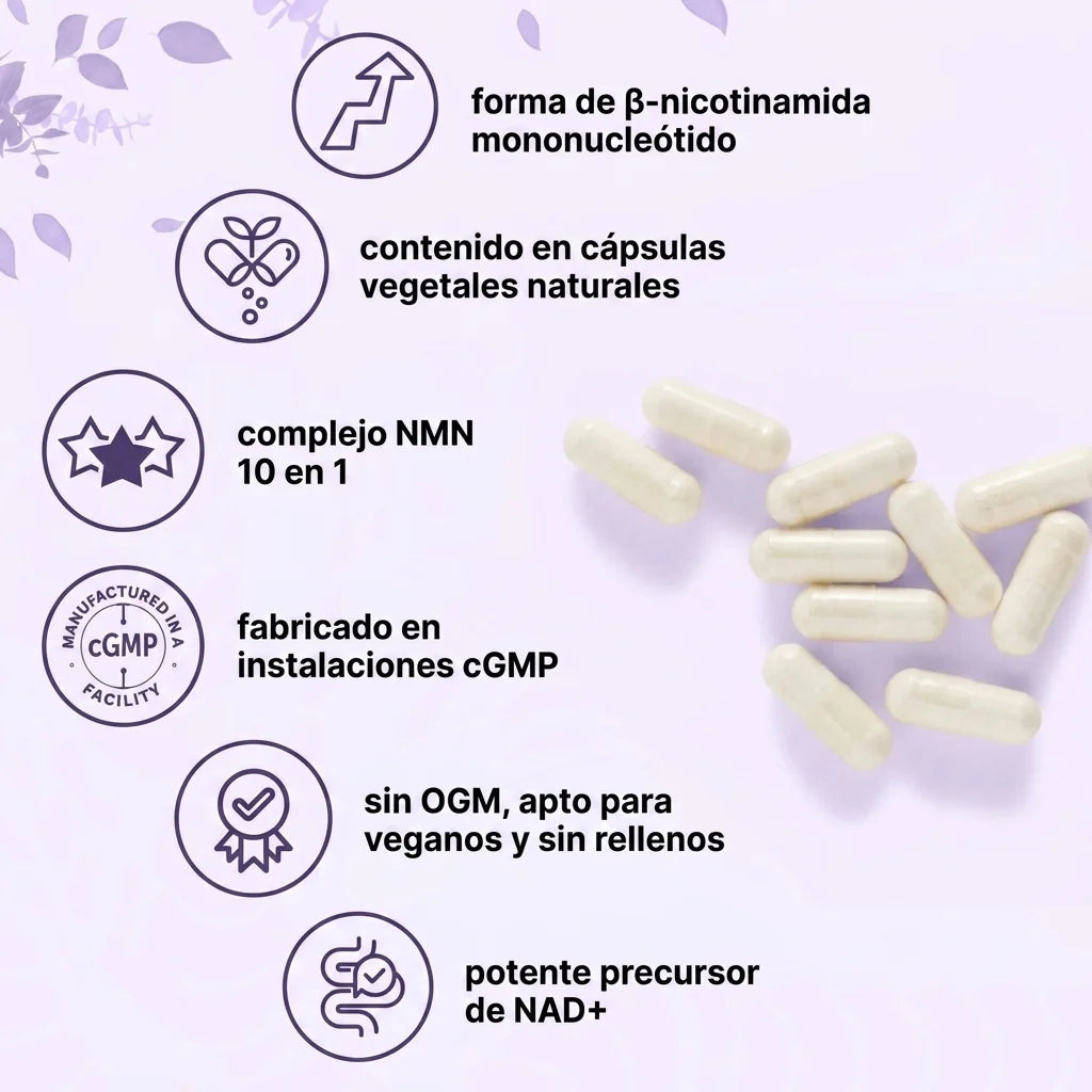 Complejo NMN 10-en-1 Anti-Edad VELORA Labs™